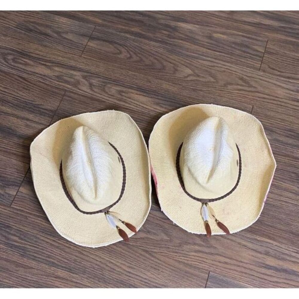 2 Womens Scala western‎ sun hats